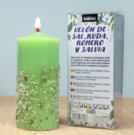 Velón SAL,RUDA,ROMERO ,SALVIA